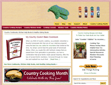 Tablet Screenshot of mycountrycookin.com